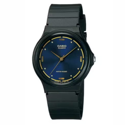 Casio General MQ-76-2A Black Strap with Blue Dial Analog Quartz Men/Women Digital's Watch 